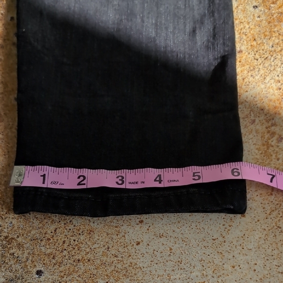 Levi's | 512 Black Denim Straight Cut Stretchy Jeans Size 32 - Picture 11 of 11